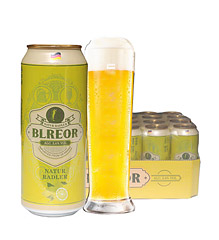 进口彼乐柠檬啤酒500ml*24听/件
