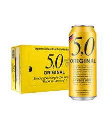 德国奥丁格5.0小麦白啤酒500ml*24听/件