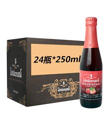 Lindemans·林德曼草莓啤酒250ml*24瓶/件